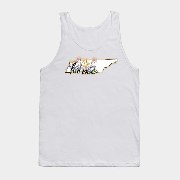 Tennessee State Flower Iris Tank Top by CreatingChaos